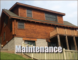  Garrettsville, Ohio Log Home Maintenance