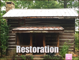 Historic Log Cabin Restoration  Garrettsville, Ohio